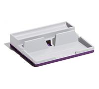 Durable Varicolor module de classement de bureau Plastique, Caoutchouc Gris et Violet