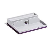 Durable Varicolor module de classement de bureau Plastique, Caoutchouc Gris et Violet