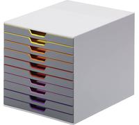 Durable VARICOLOR10 - 7610 761027 Caisson à tiroirs gris DIN A4, DIN C4, folio, lettre Nombre de ti