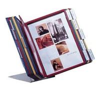 Durable Présentoir pour panneau transparent VARIO TABLE 20 - 5699 bleu foncé, jaune, vert, rouge DIN A4 Nombre de pochettes