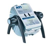 Durable Visifix Flip Rangement De Cartes De Visites Noir