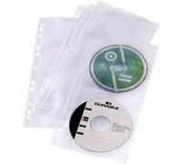 Durable x4 Pochette de classeur CD/DVD 4 CDs/DVDs/disques Blu-ray polypropylène transparent 5 pc(s) 528219