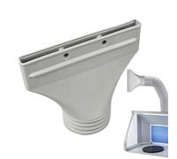 Durablee Adaptateur de fenêtre pour tuyau de climatiseur - Coupleur de conduit AC Slim Quick Connect | Accessoire d'installation HVAC Durablee pour le personnel d'entretien des bâtiments, ingénieurs