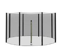 Durablee Enclos de trampoline - Filet de rechange en nylon, filet résistant aux intempéries | Support arqué poteaux droits, tapis de saut, équipement amusant pour trampoline à cadre rond, barrière de