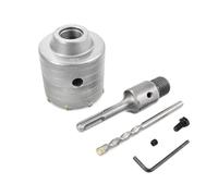 Durabler Lot d'ouvre-trous muraux pour perçage 68 x 73 mm en plastique et métal Durabler mural adapté pour le stockage Construction fabriqué à partir de métal haute résistance