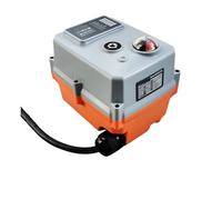 DurabSwap Actionneur électronique 50 Nm 12 V/24 V/110 V/230 V Moteur à engrenage métallique approuvé CE IP67 Tête de contrôle retour en cas de panne de courant (DC 12 V, KT32S)