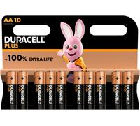 Duracell 10 piles alcaline AA (LR6) Plus Power 1,5V