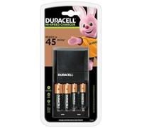 Duracell 15 minutes Chargeur de batterie avec 2 AA et 2 AAA