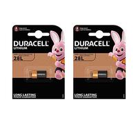 Duracell 2CR11108 Lot de 2 Piles au Lithium V 28 PXL 2 CR 1/3 N, PX 28