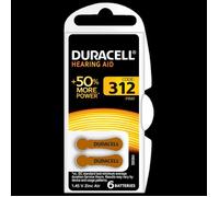 DURACELL Activair - Lot de 30 Piles pour Les appareils auditifs - Type : 312 - Marron