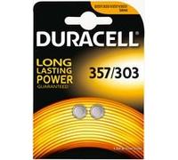 DURACELL 357/303 LOT DE 1 BLISTER = 2 PILES SILVER OXIDE 1,5V