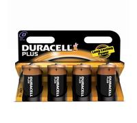 Duracell - 75051880 - Pile Alcaline - D x 4 - Plus