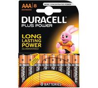 Duracell 8 piles alcaline AAA (LR03) Plus 1,5V