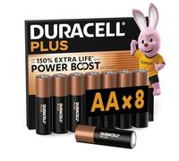 Duracell Piles Plus Power Boost LR6 (AA) alcalines 1,5 V - 8 pièces