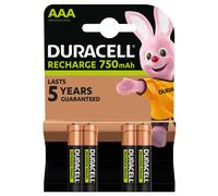 Duracell AAA (4pcs) Batterie rechargeable Hybrides nickel-métal (NiMH)