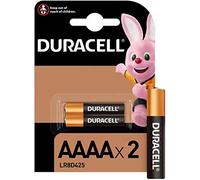 Duracell AAAA Pile alcaline 1,5V, Lot de 2 (LR8D425), pour Stylets numériques (Suface Pen), dispositifs médicaux et phares