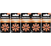 Duracell Activair Piles auditives (Orange) Taille 13 Lot de 60