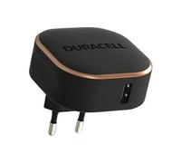 Duracell - Adaptateur secteur - 12 watt - 2.4 A (USB) - noir - Europe