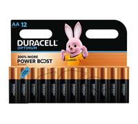 12 Piles Alcalines AA / LR6 Duracell Optimum