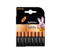 16 Piles Alcalines AAA / LR03 Duracell Plus
