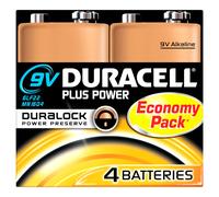 Duracell Alka Plus E-block 6lr61 9v 4er