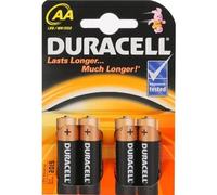 Duracell Alkaline AA oder R6 Alkaline Batterie 81480573 4bc Blister