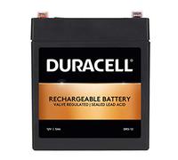 Duracell Batterie d'origine DR5-12 12 V 5 Ah SLA - Valve régulée scellée au plomb acide VRLA - Durée de vie de 5 ans - Remplacement pour NP5-12, NP5-12T, LSLA5-12, HSC12-5, LP12-5.0 - Alarme, onduleur