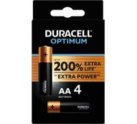 DURACELL Batterie Optimum AA MN1500/LR6 4er Blister