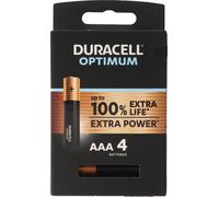 DURACELL Batterie Optimum AAA MN2400/LR3 4er Blister