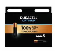 DURACELL Batterie Optimum AAA MN2400/LR3 8er Blister