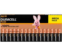 Duracell Batterie Plus AA, 32er-Pack (00216913)