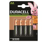 Duracell - batterie rechargeable hr6 aa 2500mah 4 unit?