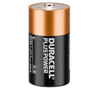 DURACELL Blister de 2 piles alcalines "Plus" Baby (C/LR14/MN1400) 1,5 Volt