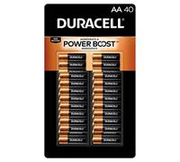 Duracell Coppertop Lot de 40 piles alcalines AA Marron