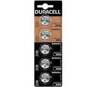 Duracell Pile bouton CR2016 3 V 90 mAh lithium - 5 pièces
