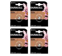 Duracell CR1220 Lot de 4 piles bouton Lithium 3 V
