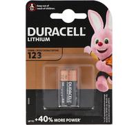 Duracell CR123A Pile photo CR123 A Pile au lithium DL123A, dimensions 34,5 x 17mm