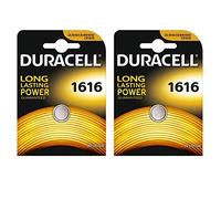 Duracell CR1616 Lot de 2 piles bouton au lithium 3 V