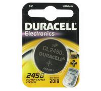 Duracell CR2450 D 1-BL Duracell (DL 2450), Lithium, Pile bouton, 3 V, 1 pièce(s), CR2450, Argent