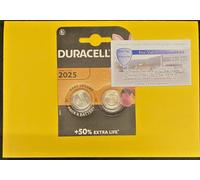 Duracell DL2025 Lithium Pile Bouton Électronique, 2025, 1er sous Blister, 3V