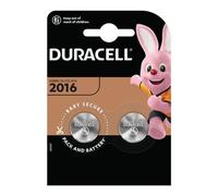 Duracell Pile bouton CR 2016 3 V 2 pc(s) 90 mAh lithium Elektro 2016
