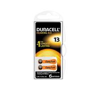 Duracell Easy Tab 13 PR48 Lot de 6 batteries spéciales Orange 1,45 V