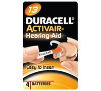 Duracell Easytab DA13 Lot de 40 piles pour appareils auditifs avec batterie de type 13 Orange