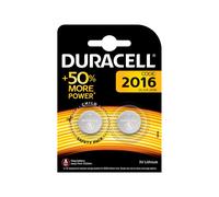 Duracell Pile bouton CR 2016 3 V 2 pc(s) 90 mAh lithium Elektro 2016