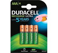 Duracell HR03-A Rechargeable Accu StayCharged 800 mAh AAA Batteries - 4-Pack