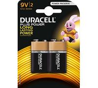 Duracell Plus Power piles alcaline 9 V (alcaline, Prismatic, 9 V, Noir, Or, ampoule)