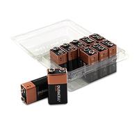 Duracell Lot de 10 Piles alcalines Plus Power 9 V (MN 1604) dans Une boîte de Weiss - More Power +