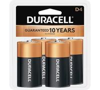Duracell - Lot de 12 Piles alcalines D CopperTop avec Emballage refermable - Batterie D Durable et Polyvalente pour la Maison et Le Travail - Lot de 4