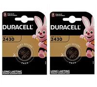DURACELL Lot de 2 Blisters de 1 Pile bouton lithium "Electronics" CR 2430 3 volt