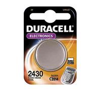 DURACELL Lot de 2 Blisters de 1 Pile Bouton Lithium Electronics CR 2430 3 Volt